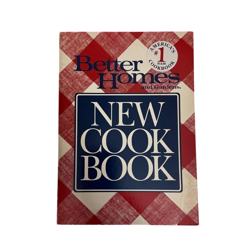 Vintage Better Homes and Gardens New Cook Book - 1989 - Softcover Illustrated